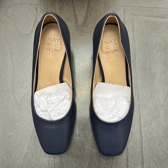 Naturalizer Warner Square Toe Pump French Navy (WIDE) - Picture 4 of 15